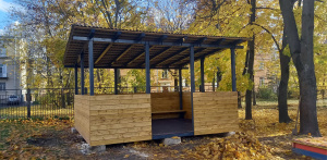 Теневые навесы для детского садика №16. Колпино