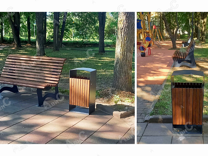 Скамейки и урны Звенигород