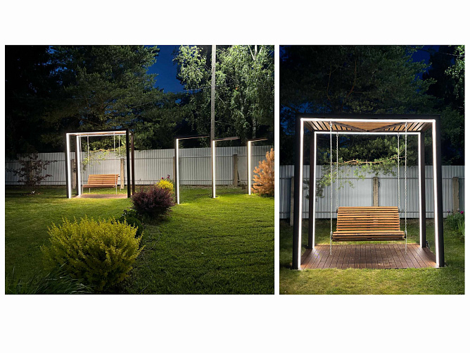 Световая зона в парке